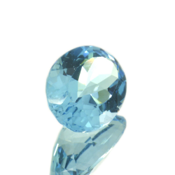 14,25 ct.. Blue Topaz Ovale Cut