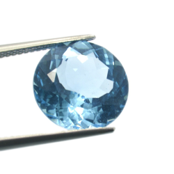 9,44 ct. Blue Topaz Round Cut