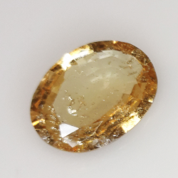 10,46 ct. Granato Hessonite Taglio Ovale 17,31x12,80mm