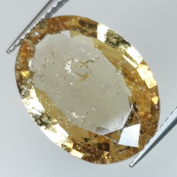 10,46 ct. Granato Hessonite Taglio Ovale 17,31x12,80mm