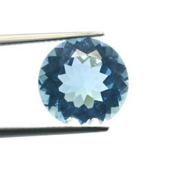 9,44 ct. Blue Topaz Round Cut