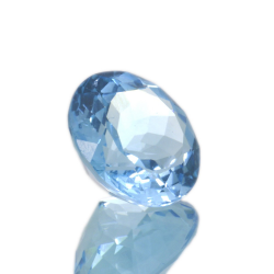 9,44 ct. Blue Topaz Round Cut