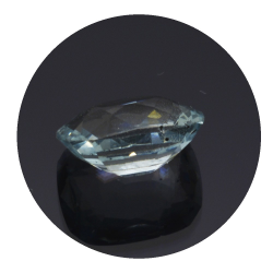 1,62 ct. Aquamarine Cushion Cut