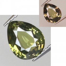 1,54ct Zafiro cambio de color 7,79x6,35mm