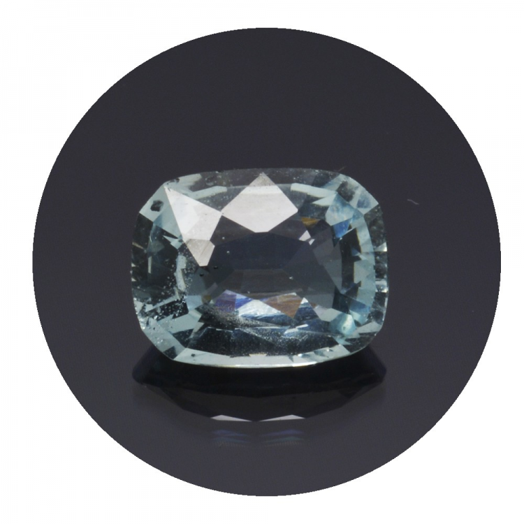 1,62 ct. Acquamarina in Faccettato Cuscino