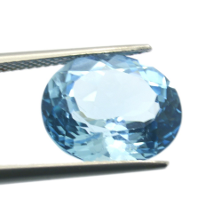 8,91 ct. Blue Topaz Oval Cut