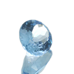 8,91 ct. Blue Topaz Ovale Cut