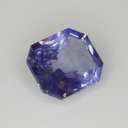 1.19ct Sapphire radiant cut 6.62x5.56mm