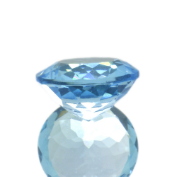 9,94 ct. Blue Topaz Round Cut