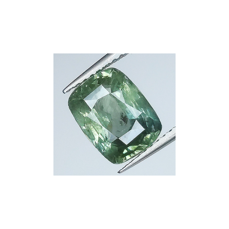 3,81ct Zafiro talla cojín 9,74x7,47mm