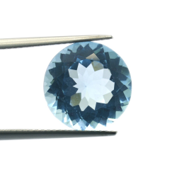 9,94 ct. Topas Rund Schnitt