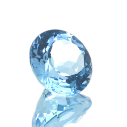 10,12 ct. Blue Topaz Round Cut