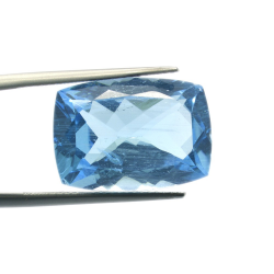 17,32 ct Blue Topaz Coussin