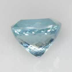 8,85ct Aguamarina Talla Cojín 12,15x11,85mm