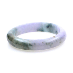 Jade Jadeite Bracelet de Jade bicolore vert et violet