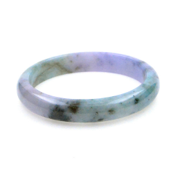 Giada Giadeite Bracciale di giada bicolore verde e viola