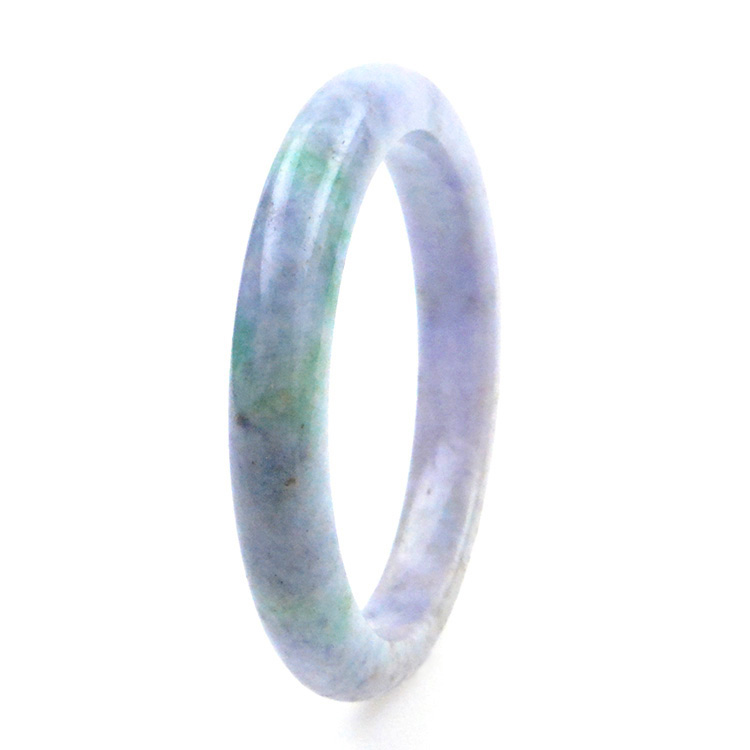 Jade Jadeite Bracelet bicolore vert et violet