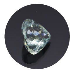 2,19 ct. Aquamarin Kissen Birne