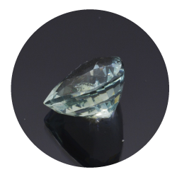 2,19 ct. Aquamarin Kissen Birne