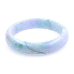 Jade Jadeite Bracelet bicolore vert et violet