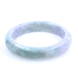 Jade Jadeite bracelet bicolour green and purple