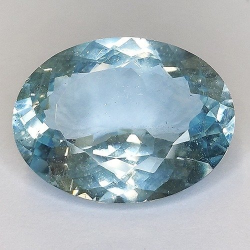 Topaze Bleue 21.54ct Taille Ovale 20.54x15.8mm