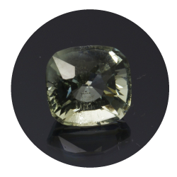 2,11 ct Aquamarin Kissen Schnitt