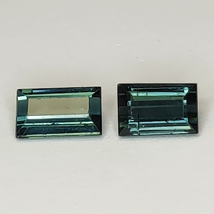 2.03ct Tourmaline Baguette Cut 7.38x4.44mm