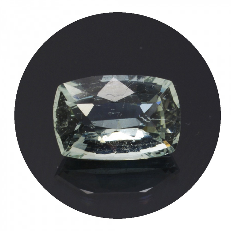 1,92 ct.  Aquamarin Kissen Schnitt