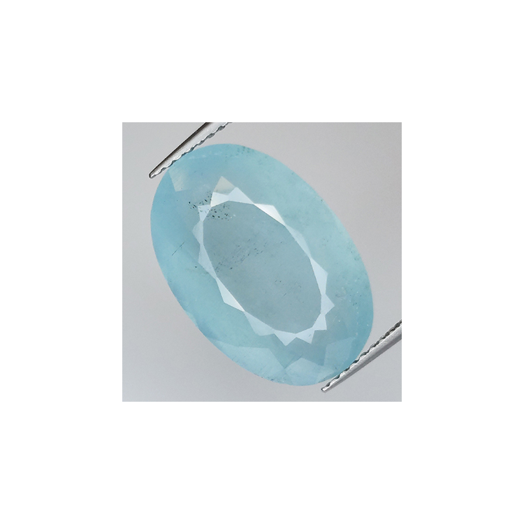 11,67 ct Aquamarin im Ovalschliff 17,88 x 11,82 mm