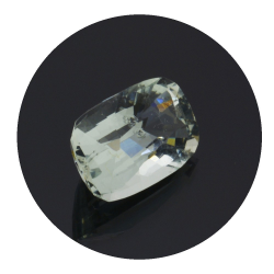 2,49 ct. Aquamarin Kissen Schnitt