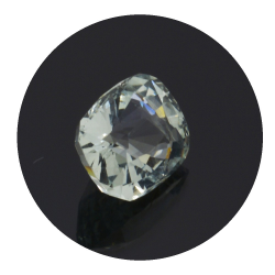 2,03 ct. Aquamarine Cushion Cut