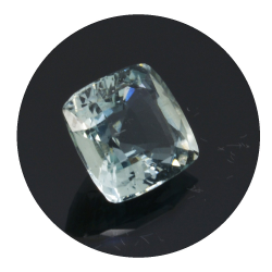 2,26 ct. Aquamarine Cushion Cut