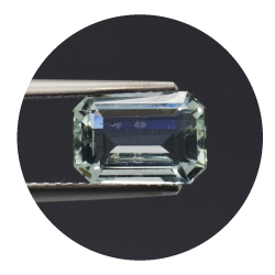 2,26 ct. Aquamarine Cushion Cut