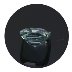 2,26 ct. Aquamarine Cushion Cut