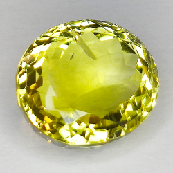 21,34 ct Zitronenquarz im Ovalschliff 17,81 x 15,44 mm