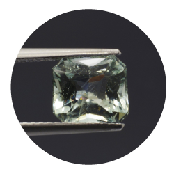 1,78 ct aquamarin kissen Smaragd