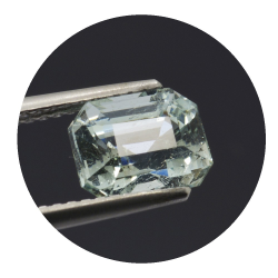 1,81 ct. Aquamarine Cushion Cut