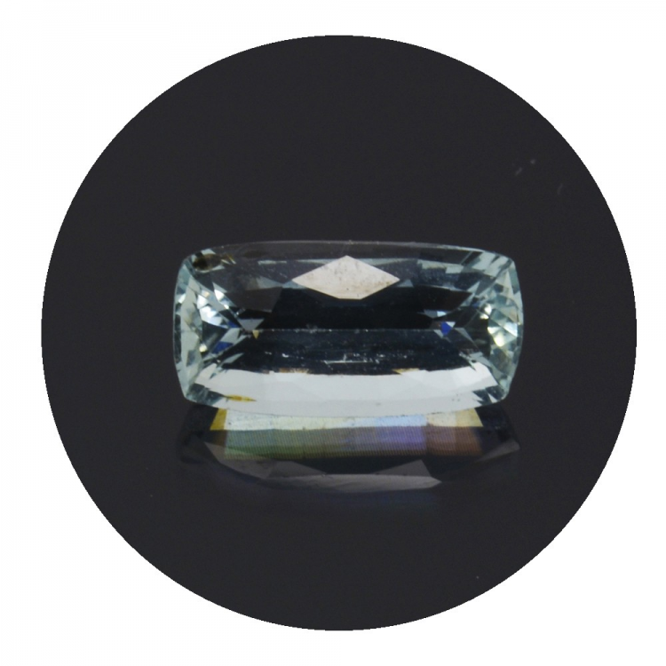 1,81 ct.  Acquamarina in Faccettato Cuscino