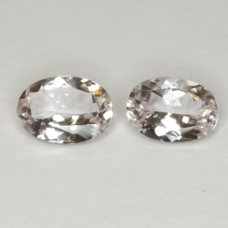 1pz Morganite oval cut 5.00-7.00mm