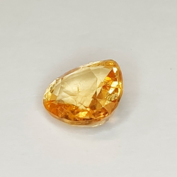 2,22 ct Hessonit-Granat im Birnenschliff, 8,78 x 8,15 mm