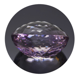 77.13 ct Pink Amethyst from France 31.60x26.71mm