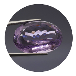 33.83 ct Pink Amethyst from France 24.70x17.58mm