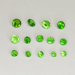 1ct Tsavorite Coupe Ronde 1,50-2,80 mm