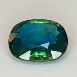 Zaffiro blu da 0,98ct taglio ovale 6,70x5,40 mm