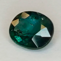 0,76 ct blauer Saphir im Ovalschliff, 6,05 x 5,05 mm