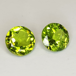 copy of Round cut peridot 7mm 1pz