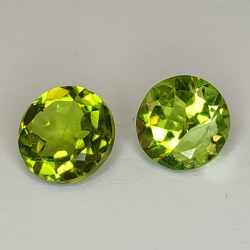 copy of Round cut peridot 7mm 1pz