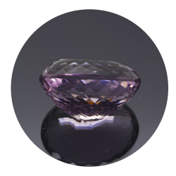 34,94 ct rosa Amethyst aus Frankreich 23,50 x 17,52 mm