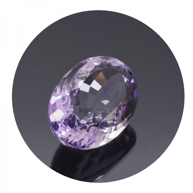 Améthyste rose de 29,27 ct de France 21,70x17,82 mm